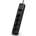 CyberPower Πολύπριζο Ασφαλείας 4 Θέσεων με 2 USB και Καλώδιο 1.8m Μαύρο - Image 1