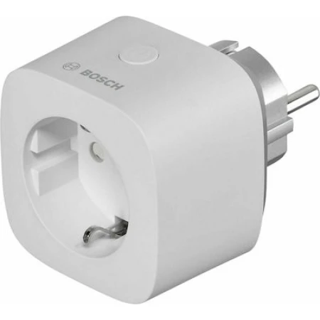 Bosch Smart Home Plug Compact Μονή Εξωτερική Πρίζα Ρεύματος Λευκή