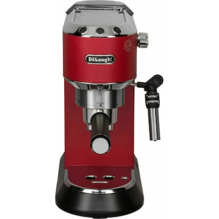 De'Longhi Dedica Pump Αυτόματη Μηχανή Espresso 1300W Πίεσης 15bar Κόκκινη