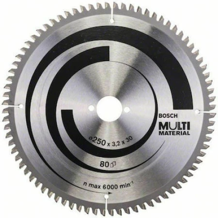Bosch 2608640516 Δίσκος Κοπής Ξύλου 250mm με 80 Δόντια