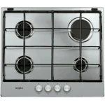 Whirlpool TGML 650 IX Εστία Υγραερίου Αυτόνομη 58x51cm Inox - Image 1