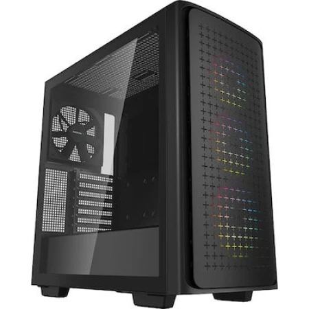 Deepcool CK560 Midi Tower Κουτί Υπολογιστή με Πλαϊνό Παράθυρο Μαύρο