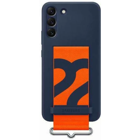 Samsung Silicone Cover With Strap Navy Μπλε (Galaxy S22+ 5G)