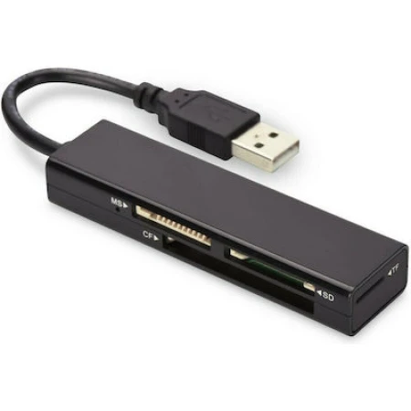 Ednet Card Reader USB 2.0 για SD/microSD/MemoryStick/CompactFlash