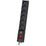 Lestar LX 610 Πολύπριζο 6 Θέσεων με Διακόπτη και Καλώδιο 3m Μαύρο - Image 1