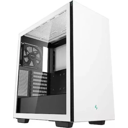 Deepcool CH510 Gaming Midi Tower Κουτί Υπολογιστή με Πλαϊνό Παράθυρο Λευκό