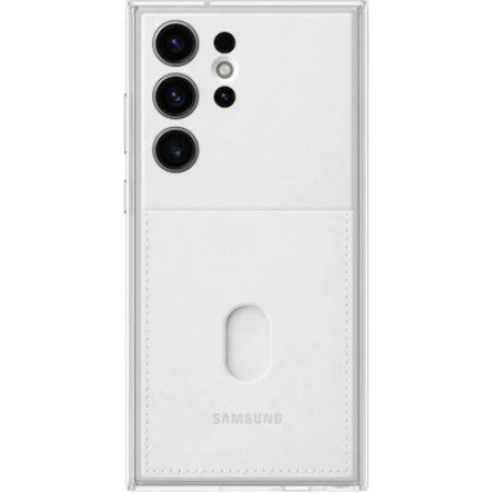 Samsung Frame Case Back Cover Σιλικόνης Λευκό (Galaxy S23 Ultra)