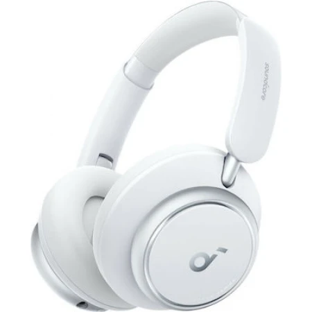 Soundcore by Anker Space Q45 Ασύρματα/Ενσύρματα Over Ear Ακουστικά με 50 ώρες Λειτουργίας Λευκά