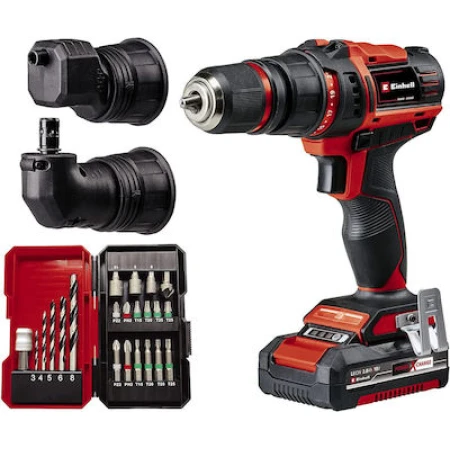 Einhell TE-CD 18/45 3Χ Li + 22 Δραπανοκατσάβιδο Μπαταρίας 18V 1x2Ah