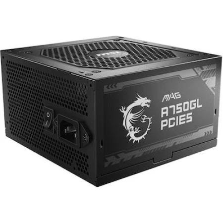 MSI MAG A750GL PCIE5 750W Τροφοδοτικό Υπολογιστή Full Modular 80 Plus Gold