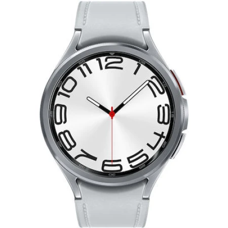 Samsung Galaxy Watch6 Classic Bluetooth Stainless Steel 47mm Αδιάβροχο με Παλμογράφο (Silver)