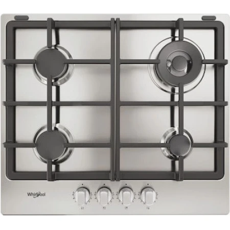 Whirlpool Εστία Υγραερίου Αυτόνομη Inox 56x51εκ.