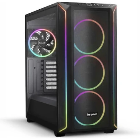 Be Quiet Shadow Base 800 FX Gaming Midi Tower Κουτί Υπολογιστή με Πλαϊνό Παράθυρο και RGB Φωτισμό Μαύρο