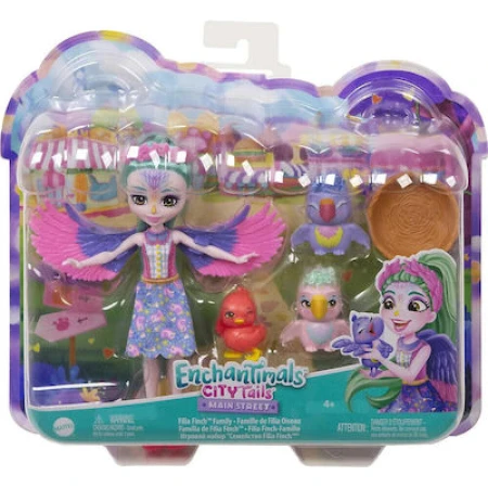 Mattel Παιχνίδι Μινιατούρα Enchantimals City Tails για 4+ Ετών