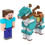 Mattel Παιχνίδι Μινιατούρα Minecraft - Armored Horse & Steve για 6+ Ετών - Image 1